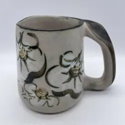 MUG WHITE FLOWERS