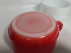HANDLE WHITE RED
