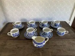 WILLOW CHINA MUGS