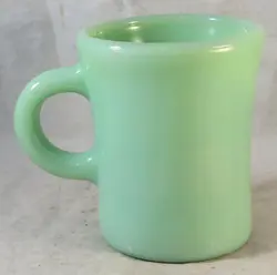 VINTAGE JADEITE FIRE KING C HANDLE CHOCOLATE MUG