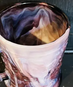 SWIRL GLASS PURPLE/