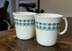 VINTAGE CORNING GINGHAM