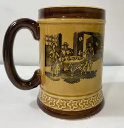 COLONIAL SCENE. HANDMADE.
