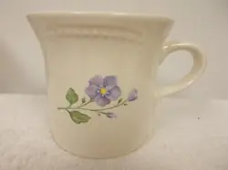 POTTERY PURPLE FLOWER