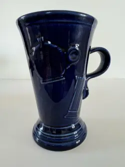 COBALT BLUE PEDESTAL