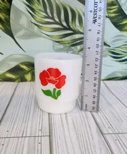 STACKABLE MILK GLASS