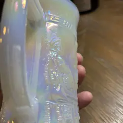 CARNIVAL GLASS WHITE