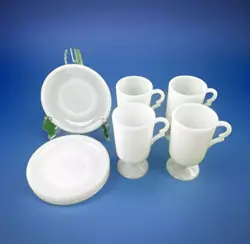 MUG SAUCERS SET