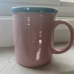 TURQUOISE STONEWARE MUG