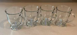 CLEAR GLASS FOOTED