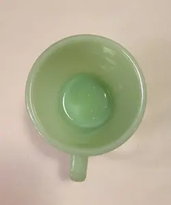 GREEN GLASS CUP