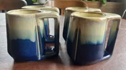 POTTERY MUGS COBALT