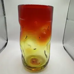 VINTAGE BLENKO TANGERINE AMBERINA 6
