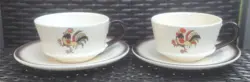 COFFEE CUPS W/SAUCERS