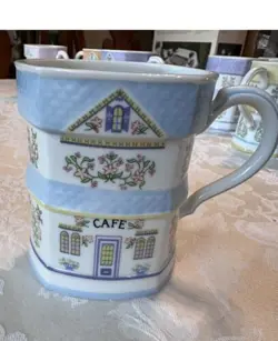 MUG BLUE COFFEE