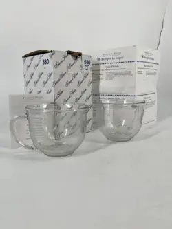 VTG PRINCESS HOUSE HERITAGE CRYSTAL CAPPUCCINO MUGS SET OF 2 #580