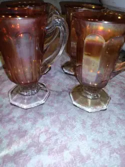 CARNIVAL GLASS SET