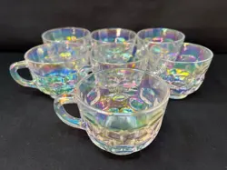 GLASS IRIDESCENT OPALESCENT