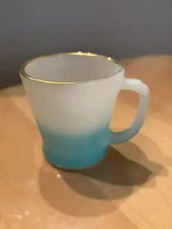 BLUE HANDLE MUG