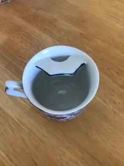 MUG BLUE FLOWER