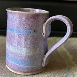 POTTERY MUG PURPLE