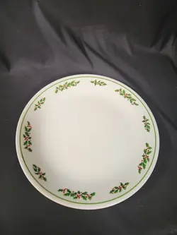 CORELLE HOLLY DAYS CHRISTMAS HOLIDAY 16 PIECE SET DINNERWARE VINTAGE 80S