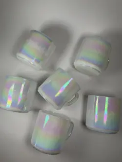 GLASS MOONGLOW IRIDESCENT