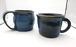 GLAZED MUGS SIGNED