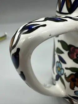 PAINTED CERAMIC COFFEE