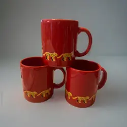 WAECHTERSBACH MUGS RED