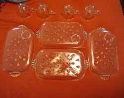 VINTAGE GLASS PLATES