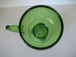 VINTAGE GREEN GLASS