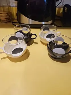 GLASS W/PLASTIC HOLDERS