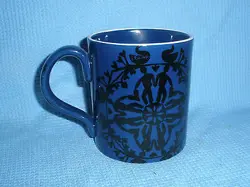1 HC ANDERSEN MUG ALUMINIA FAIENCE DENMARK NILS THORSSON ROYAL COPENHAGEN VTG B2