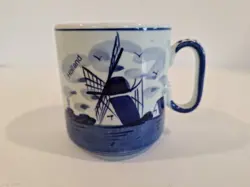 BLUE HAND-PAINTED