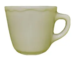 CUP MUG SCALLOPE