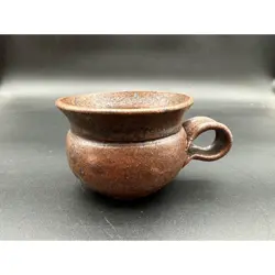 VINTAGE STONEWARE MUG HANDMADE POTTERY