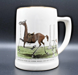 VINTAGE MUG EQUESTRIAN