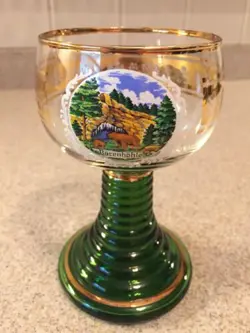 GLASS GREEN GOLD