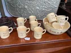 12 MUGS GOLD
