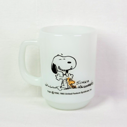 GLASS MUG PEANUTS