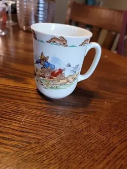 VINTAGE ROYAL DOULTON ENGLISH BONE CHINA BUNNYKINS MUG CUP