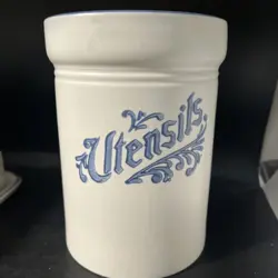 VINTAGE PFALTZGRAFF YORKTOWNE STONEWARE USA UTENSIL HOLDER CROCK #500