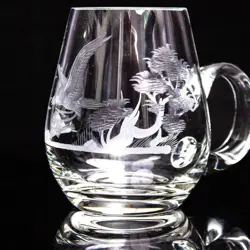 VINTAGE CRYSTAL ETCHED