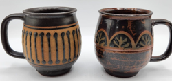 VINTAGE BROWN MUGS