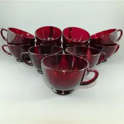 CRANBERRY RED GLASS