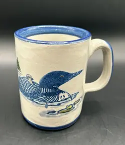 DUCK/LOON W/BABY MUG
