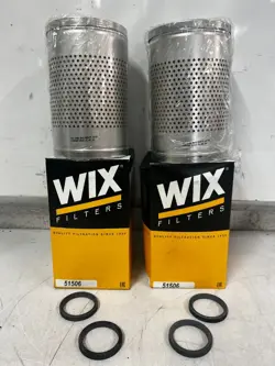 QTY 2 WIX HYDRAULIC FILTERS CAT 5E5754 JOHN DEERE AT35268 AT35270 51506 & MORE..