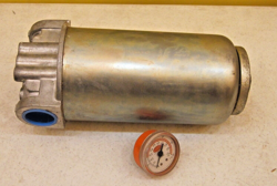 SUCTION LINE HYDRAULIC FILTER ASSEMBLY-FULL FLOW FILTER-WIX 51506-INCLUDES GAUGE