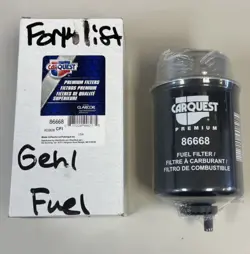 CARQUEST FUEL WATER SEPARATOR FILTER 86668 (WIX 33668) JOHN DEERE TRACTORS
